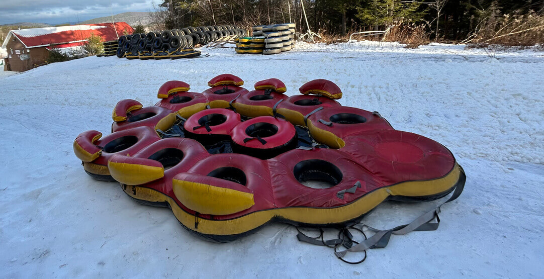 Rafting sur neige